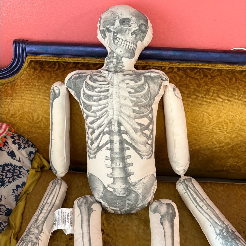 63” John Detian X Target Skeleton Pillow